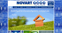 Desktop Screenshot of novart.gr
